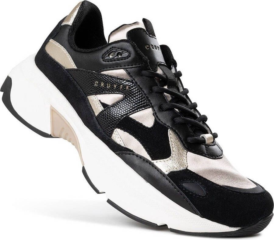 Cruyff June zwart goud sneakers dames (C ) - Foto 2