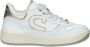 Cruyff Junior Campo Low Kid Lage sneakers Leren Sneaker Meisjes Wit - Thumbnail 9