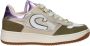 Cruyff Junior Campo Low Kid Lage sneakers Leren Sneaker Meisjes Groen - Thumbnail 5