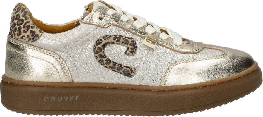 Cruyff Junior Fuerza Sneakers Leren Sneaker Meisjes Goud