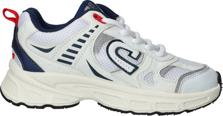 Cruyff Junior Marti B Sneakers Leren Sneaker Jongens Wit