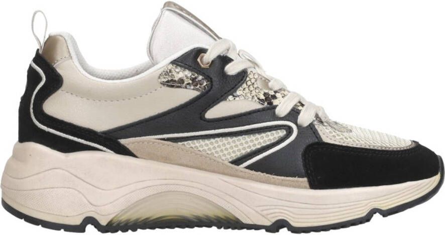 Cruyff Madina sneakers zwart Leerlook Dames