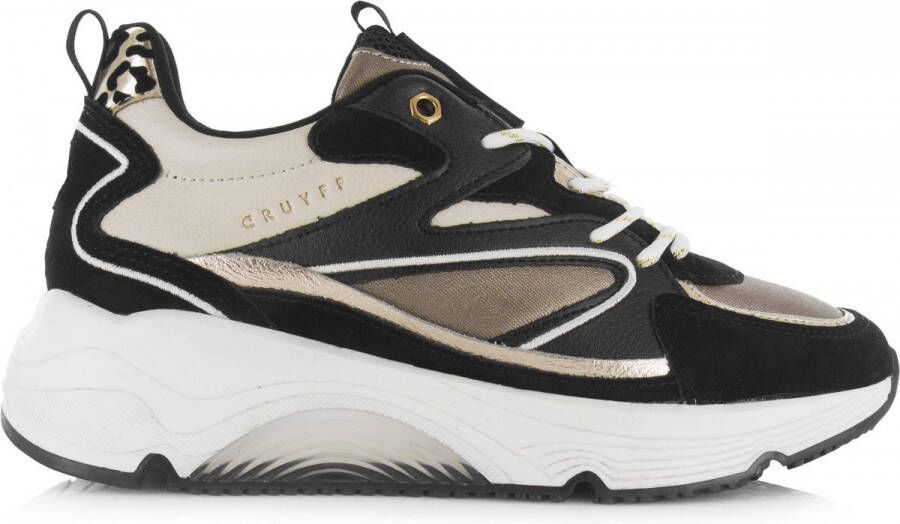 Cruyff Madina Bold Lage sneakers Leren Sneaker Dames Zwart - Foto 2