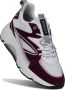 Cruyff Madina Bold wit bordeaux rood sneakers dames (CC223983301) - Thumbnail 1