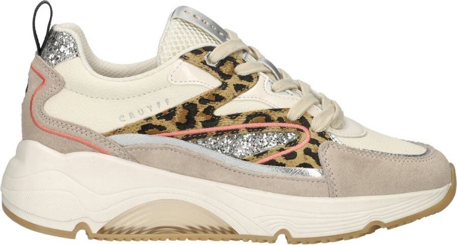 Cruyff Madina Bold beige zilver sneakers dames (C )