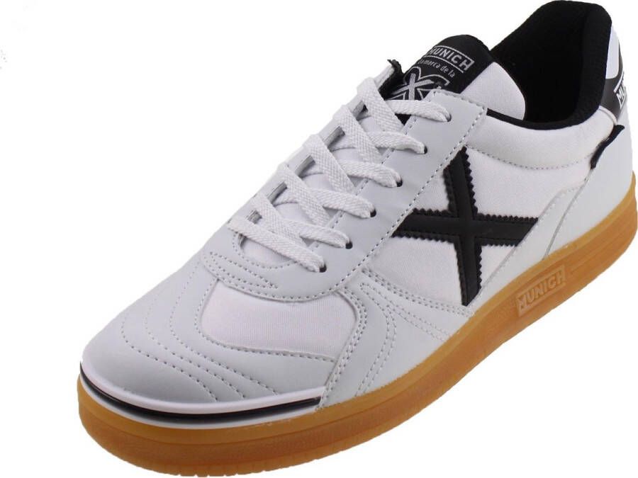 Munich G3 wit zwart indoor voetbalschoenen heren (311578)