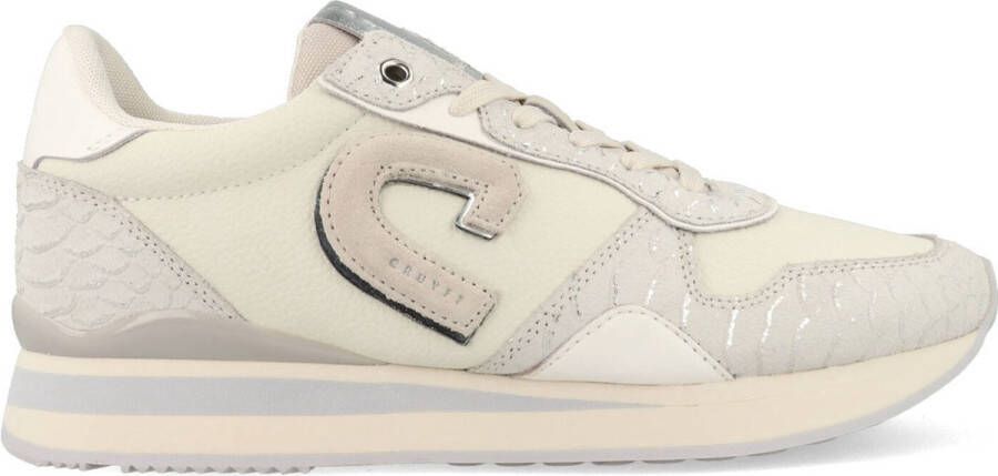 Cruyff Beige Parkrunner Sneaker met Metallic Accents Beige Dames