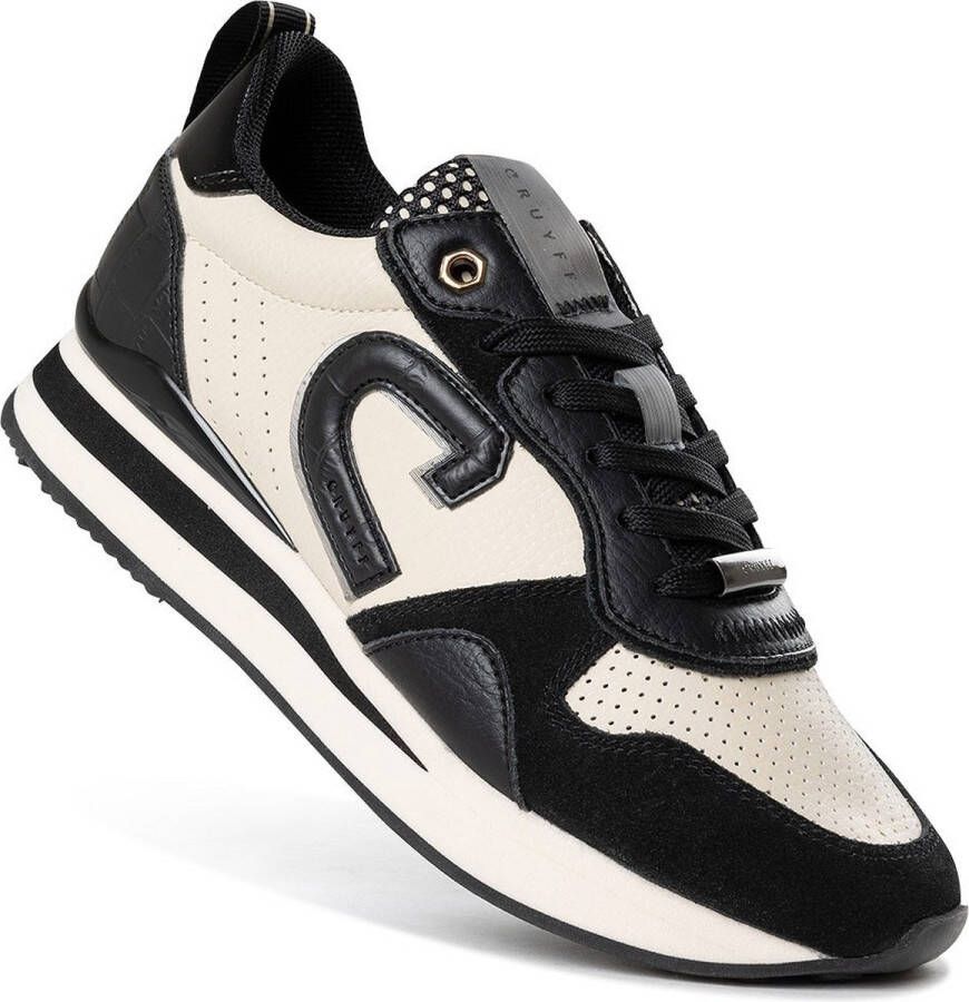 Cruyff Parkrunner Lux beige zwart sneakers dames (C )