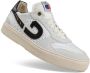 Cruyff Slice white cream black Wit Leer Lage sneakers Heren - Thumbnail 1