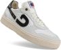 Cruyff Slice white cream black Wit Leer Lage sneakers Heren - Thumbnail 1
