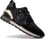 Cruyff Superbia Hex-Tech black gold Zwart Suede Lage sneakers Dames - Thumbnail 1