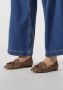 Ctwlk. Leopard Print Fringe Ballerina Schoenen Brown Dames - Thumbnail 8
