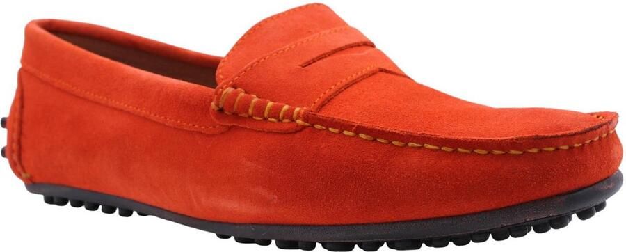 Ctwlk. Stijlvolle Alencon Loafers voor Vrouwen Orange Dames - Foto 4