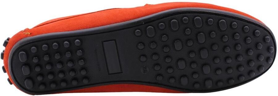 Ctwlk. Stijlvolle Alencon Loafers voor Vrouwen Orange Dames
