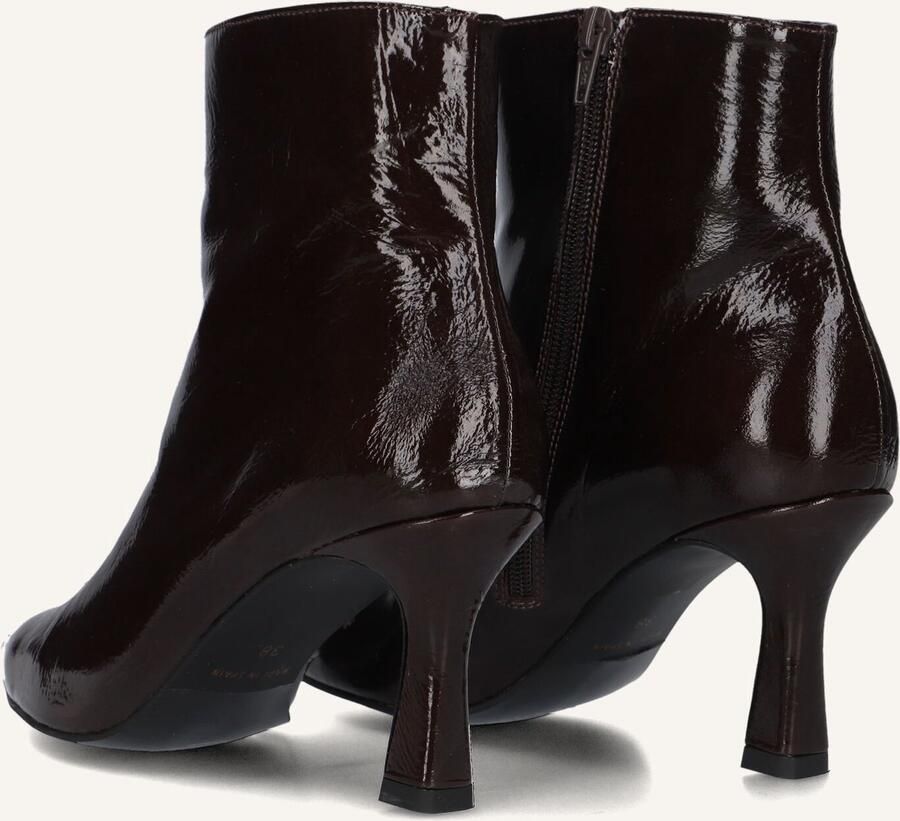 CTWLK Victoria Enkellaarsjes Enkelboots met rits Dames Bruin - Foto 2