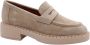 Ctwlk. Klassieke Mocassin Rollo Schoenen Brown Dames - Thumbnail 5
