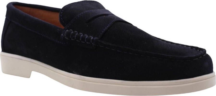 Ctwlk. Klassieke Comfortabele Mocassins voor Mannen Blue Heren