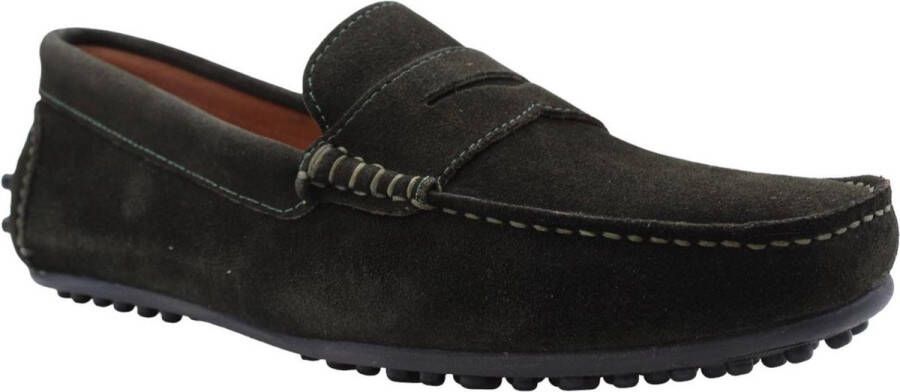 Ctwlk. Stijlvolle Anglos Loafers voor Vrouwen Green Dames