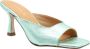 Ctwlk. Blauwe Bessen Muil Sandalen Green Dames - Thumbnail 4