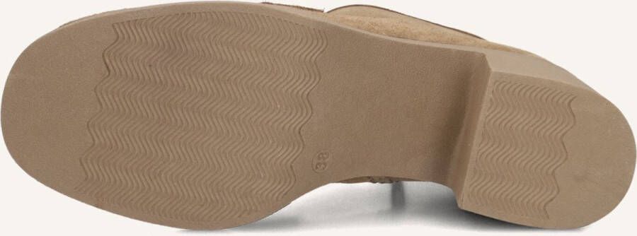 CTWLK Oona Enkellaarsjes Enkelboots met rits Dames Taupe - Foto 2