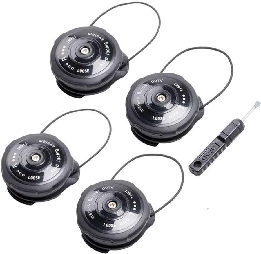 Cube Reel Knob Disc Sluiting Zilver Man