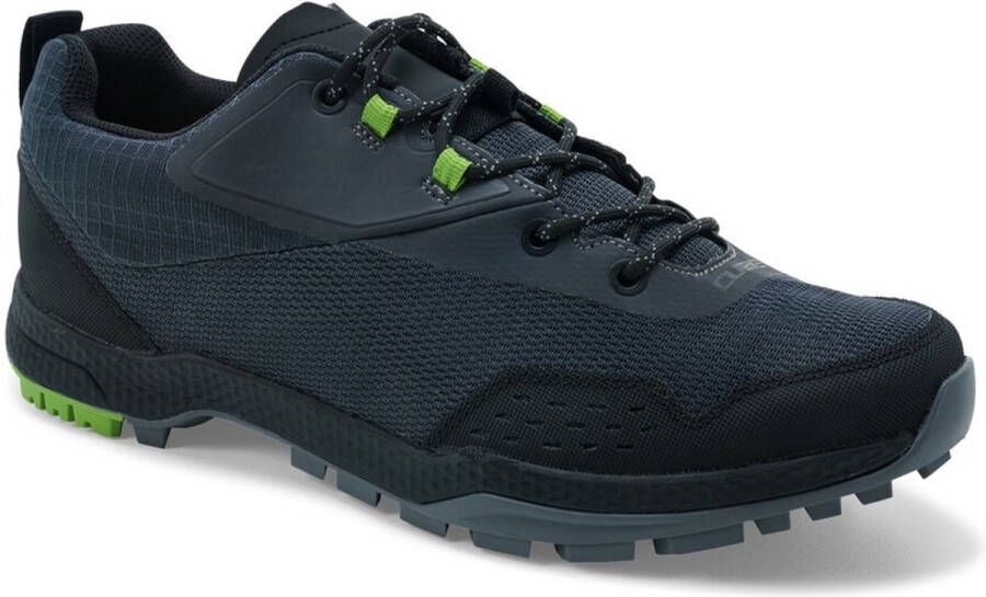 Cube Sportschoenen ATX OX Fietsschoenen Wandelschoenen Vetersluiting Grijs Zwart Groen