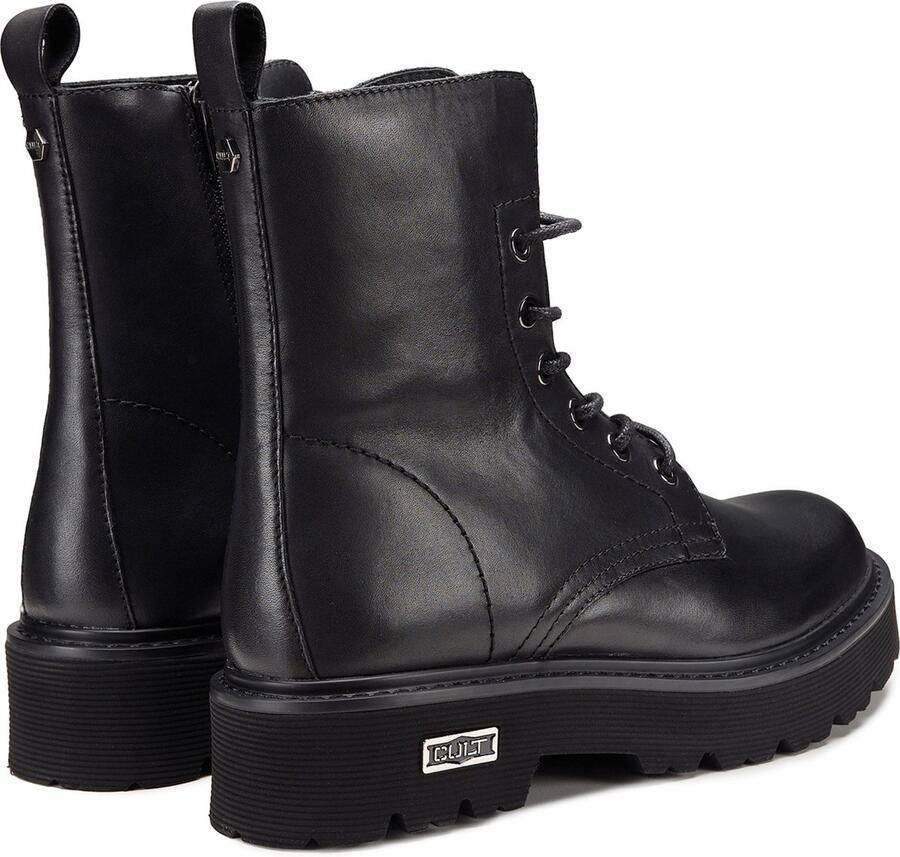 Cult Zwarte Anfibio Model voor Herfst Winter 2024 2025 Black Dames