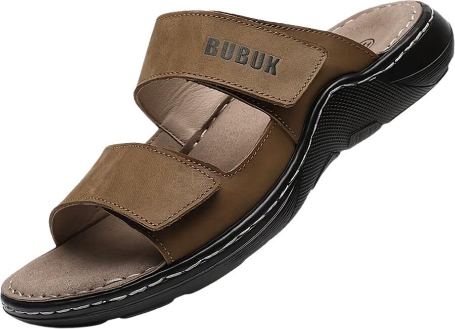 Currero Sandalen Heren Slippers Pantoffels Schoenen Badslippers Geel