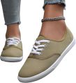 Currero Schoenen Dames Sneakers Comfortabel Slippers Casual Volwassenen Donkerkhaki - Groen