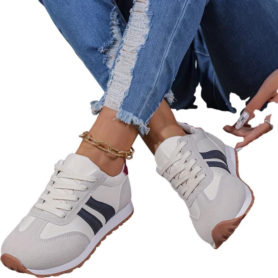 Currero Schoenen Dames Sneakers Comfortabel Slippers Casual Volwassenen Marineblauw - Foto 1