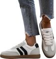 Currero Schoenen Dames Sneakers Comfortabel Slippers Casual Volwassenen Wit en Grijs - Wit