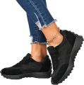Currero Schoenen Dames Sneakers Comfortabel Slippers Casual Volwassenen Zwart - Zwart