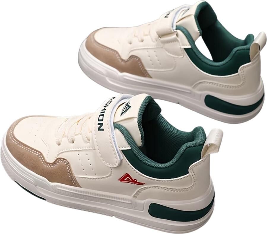 Currero Schoenen Jongens Sneakers Comfortabel Wandelschoenen Casual Kinder Schoenen Beige