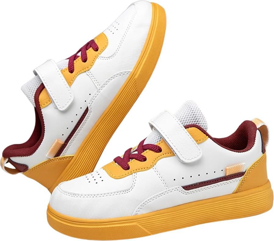Currero Schoenen Jongens Sneakers Comfortabel Wandelschoenen Casual Kinder Schoenen Eigeel