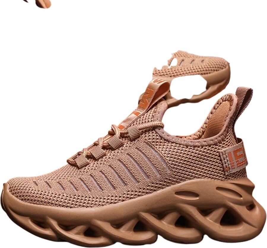 Currero Schoenen Jongens Sneakers Comfortabel Wandelschoenen Casual Kinder Schoenen Khaki
