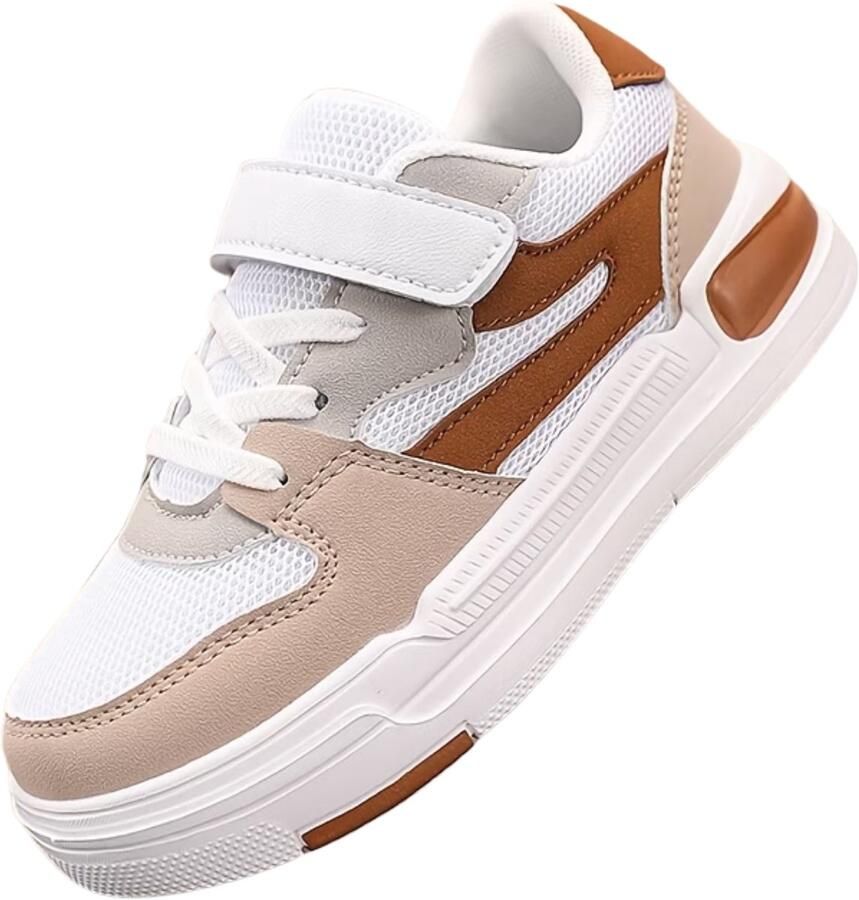 Currero Schoenen Jongens Sneakers Comfortabel Wandelschoenen Casual Kinder Schoenen Lichtbruin