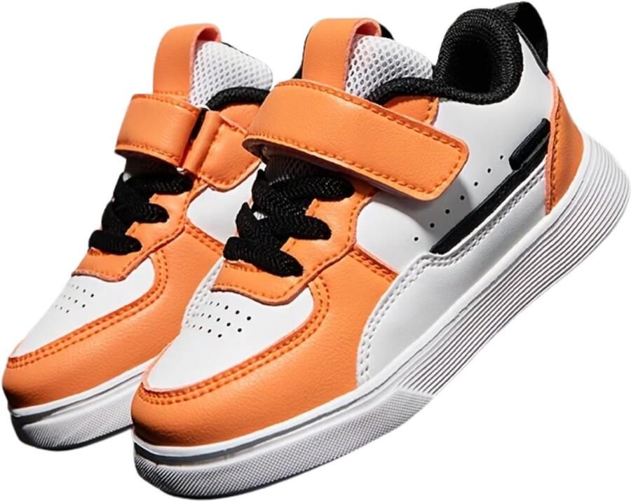 Currero Schoenen Jongens Sneakers Comfortabel Wandelschoenen Casual Kinder Schoenen Zonneschijn Oranje