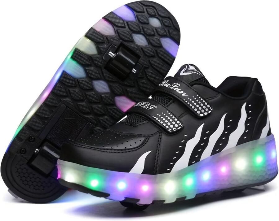 Currero Schoenen Meisjes Met Licht Sneakers Comfortabel Wandelschoenen Casual Kinder Schoenen Grafiet