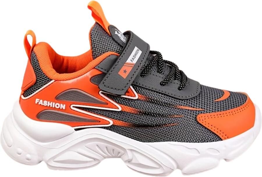 Currero Schoenen Meisjes Sneakers Comfortabel Wandelschoenen Casual Kinder Schoenen Mandarijn