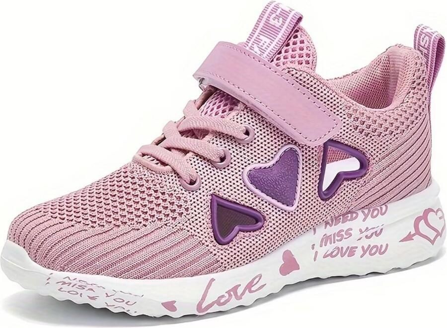 Currero Schoenen Meisjes Sneakers Comfortabel Wandelschoenen Casual Kinder Schoenen Paars