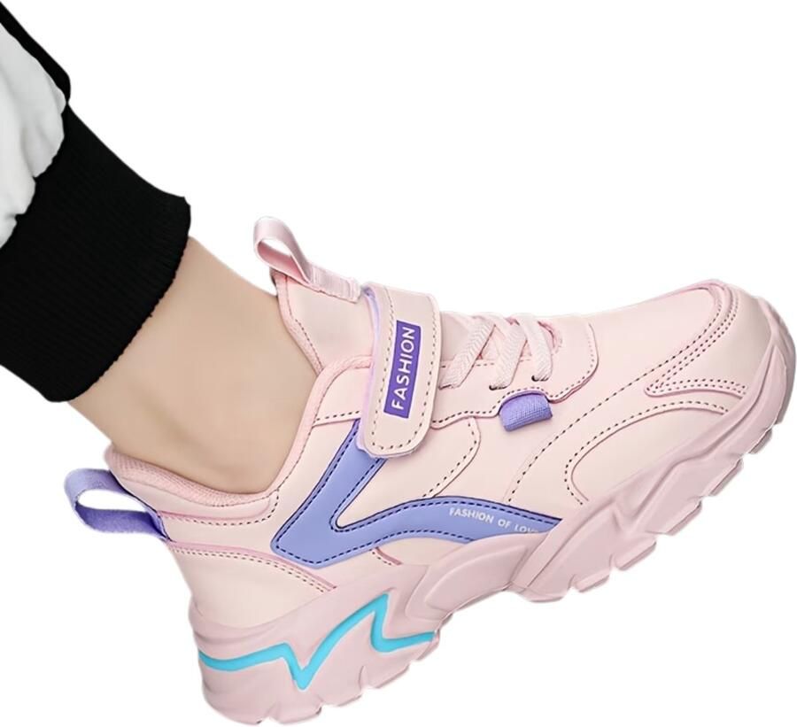 Currero Schoenen Meisjes Sneakers Comfortabel Wandelschoenen Casual Kinder Schoenen Roze