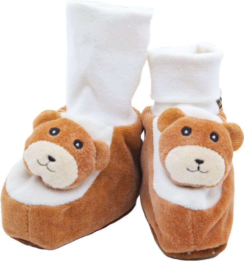 Cute since 1999 Organisch Dierenschoentjes voor baby Bruine Beer