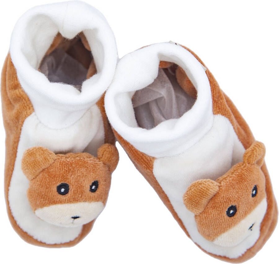 Organisch Dierenschoentjes voor baby Bruine Beer