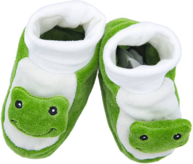 Organisch Dierenschoentjes voor baby Groene kikker