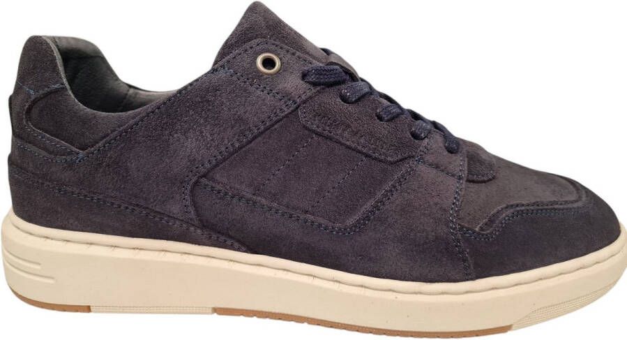 Cycleur De Luxe Blauwe Suede Heren Sneakers Blauw