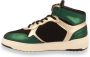 Cycleur De Luxe Dames Sneaker Hoog Fartlek Dark Green Black MULTICOLOR - Thumbnail 4