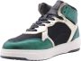 Cycleur De Luxe Dames Sneaker Hoog Fartlek Dark Green Black MULTICOLOR - Thumbnail 2