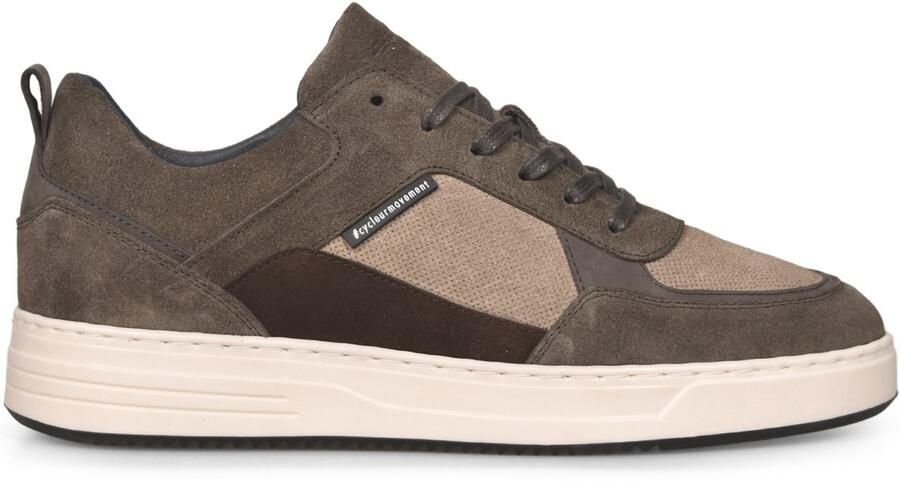 Cycleur De Luxe Heren Sneaker Commuter CDLM262079 Bruin combinatie