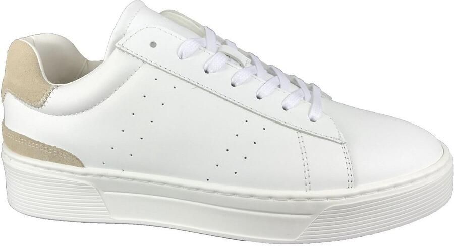 Cycleur De Luxe T12 witte herensneaker met uitneembare zool Bonne Shoe