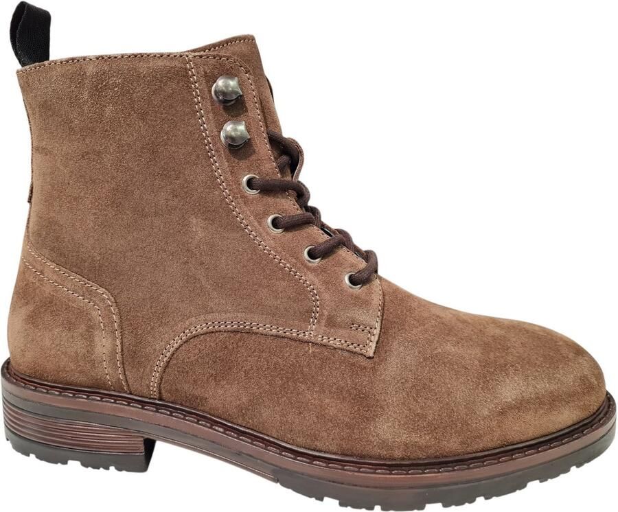 Cycleur De Luxe Taupe Suede Heren Veterboots Taupe
